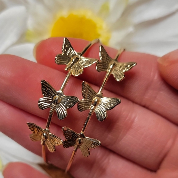 Butterfly earings - Picture 2 of 2